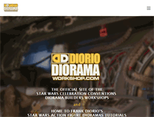 Tablet Screenshot of dioramaworkshop.com